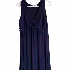 Boden Women’s Size 14 Sleeveless Maxi Dress Navy 52 Inches In Length 3592
